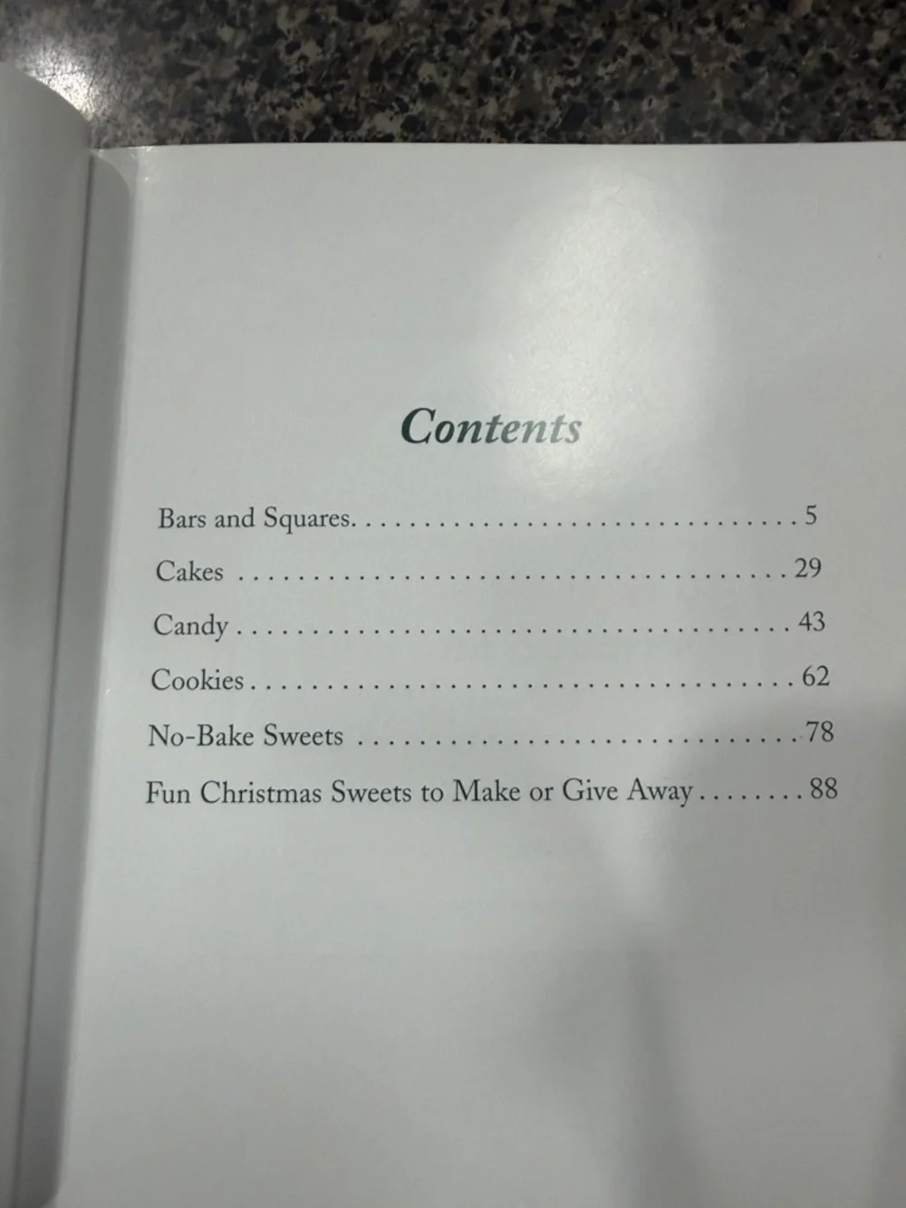 Christmas Sweets Hardcover Recipe Book